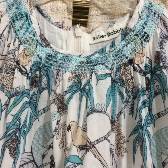 Roller Rabbit Jungle Print Smocked Dress - Picture 2 of 10